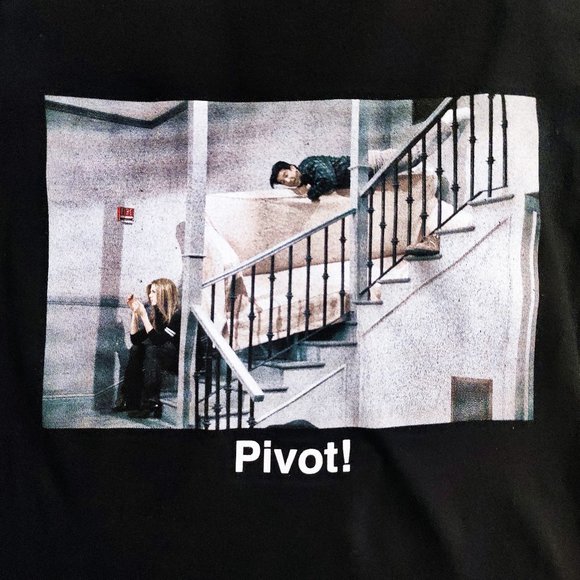 Friends Pivot T-Shirt Black - Picture 2 of 4